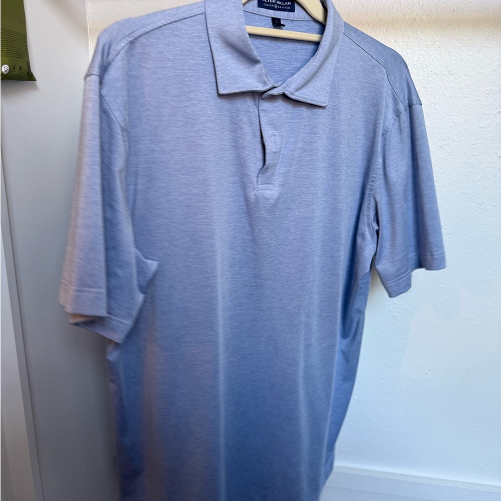 Peter Millar Blue Polo Shirt Classic Design